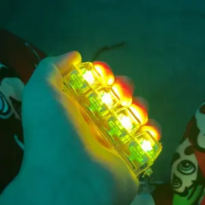 Keyboard Fidget Toy for Adults, Clicker Keyboard with LED Light, Loud & Silent Keyboard Fidget Keychain Adults Fun Keycap Keyboard Keychain for Anxiety Stress Relief