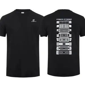 Power Stroke Turbo Diesel T-Shirt, Evolution of Ford Grille Fronts Graphic Tee, KC Turbos Diesel Truck Enthusiast Shirt, Heavy Duty Mechanic Gift Apparel