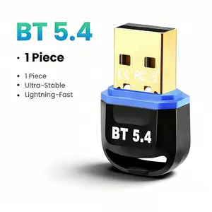 USB Bluetooth Adapter for PC Bluetooth 5.4 Dongle Receiver, Plug and Play, Compatible with Windows 11/10/8.1, Receiver Dongle, Aftermarket Accessory, Sub Device, Bluetooth, Compact