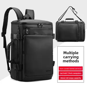 Multifunctional Business Backpack Korean Version Waterproof Travel Bag Messenger Bag Student Schoolbag