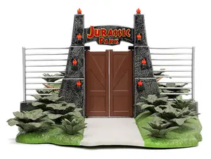 Jada Toys Nano Scene Jurassic Park Diorama with 2 Vehicles - Includes Diorama and 2 Vehicles for Jurassic Park Theme