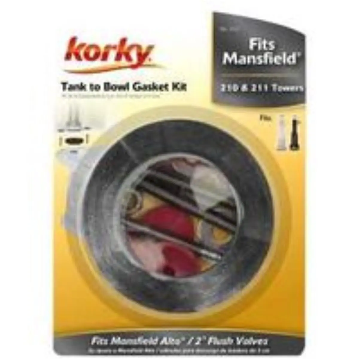 212 MAIN 2 in. Tank-to-Bowl Gasket (Lavelle Industries 109781) - Universal Fit for Mansfield Toilet Tanks, Easy Installation for Toilet Setup, Toilet Installation