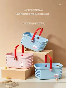 Large Capacity Bath Basket, Handheld Storage Tray for Students, Cute Bathroom Shower Caddy, Ideal for Dormitory Use, Practical and Stylish