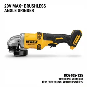 DEWALT DCG405-125 Cordless Angle Grinder for Metal Cutting Grinding with Battery Charger