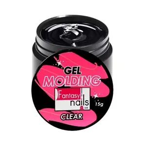 Fantasy Nails Clear Molding Gel 15g - Multifunctional UV Solid Gel for Modeling