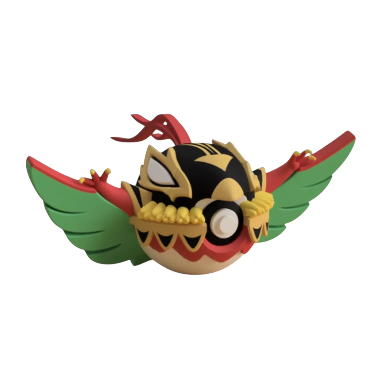 Mega Hawlucha Poke Ball - Inspired 3D printed Collectible