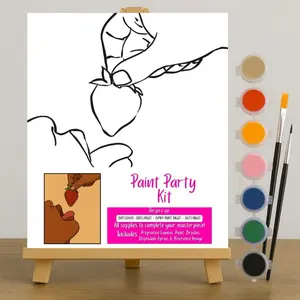 Paint Party Canvas Sip and Paint Kit