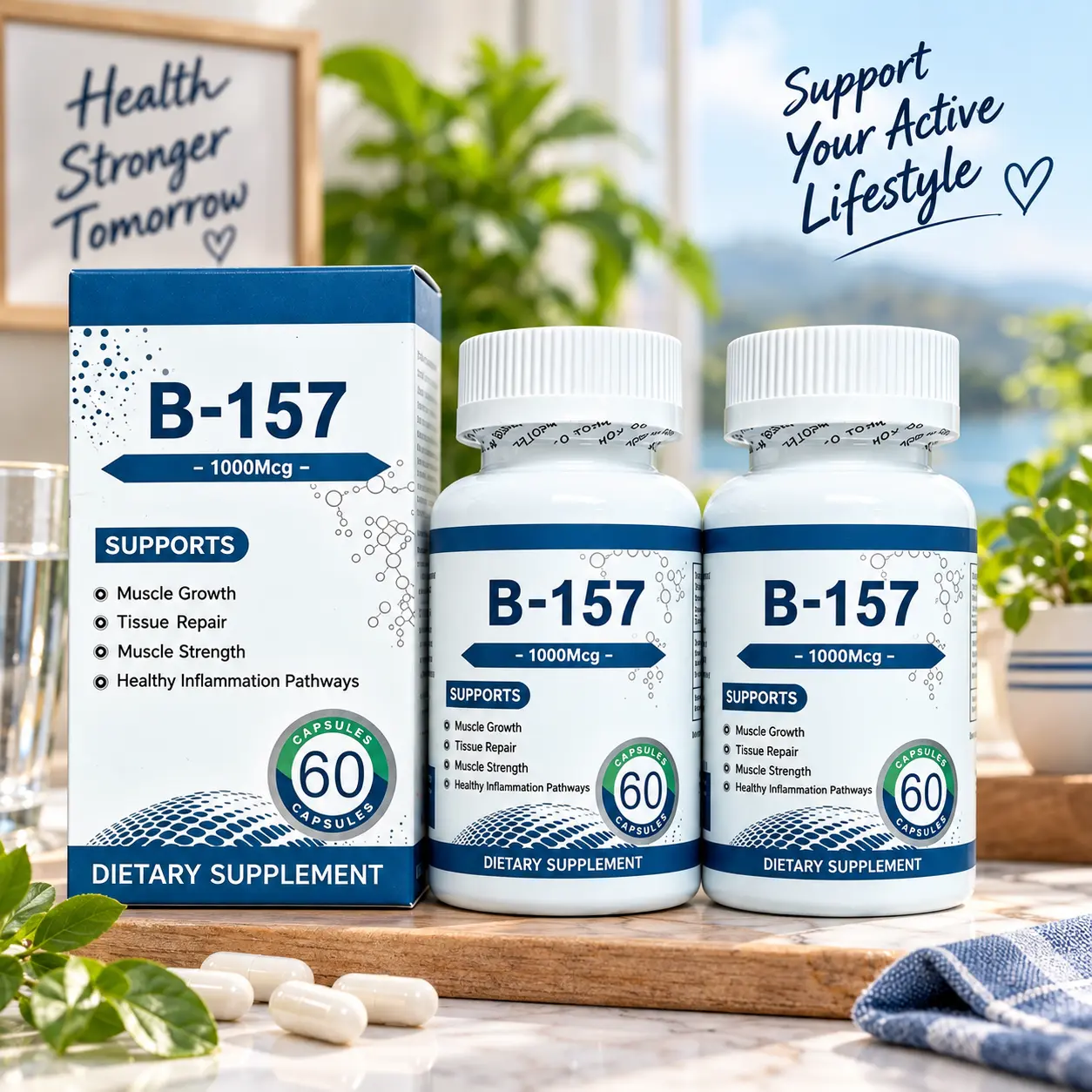 2 pack B - 157 1000mcg 120 Capsules