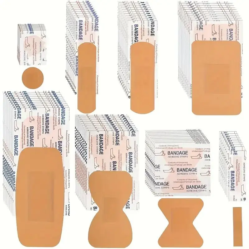 Soft Adhesive Tape, 80pcs/set Waterproof & Breathable Design Tape with Cushions, Suitable for Taking Care, Providing Multiple Styles, Kit