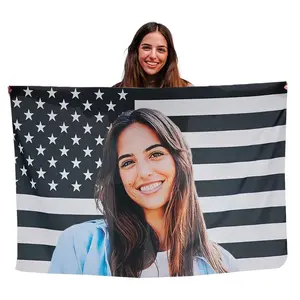 Custom Black America Tapestry Ft Personalized Flags Design Your Image Funny Tapestry Poster For Decorate Clubs, University Dormitoriesvalentine's wall decor flags