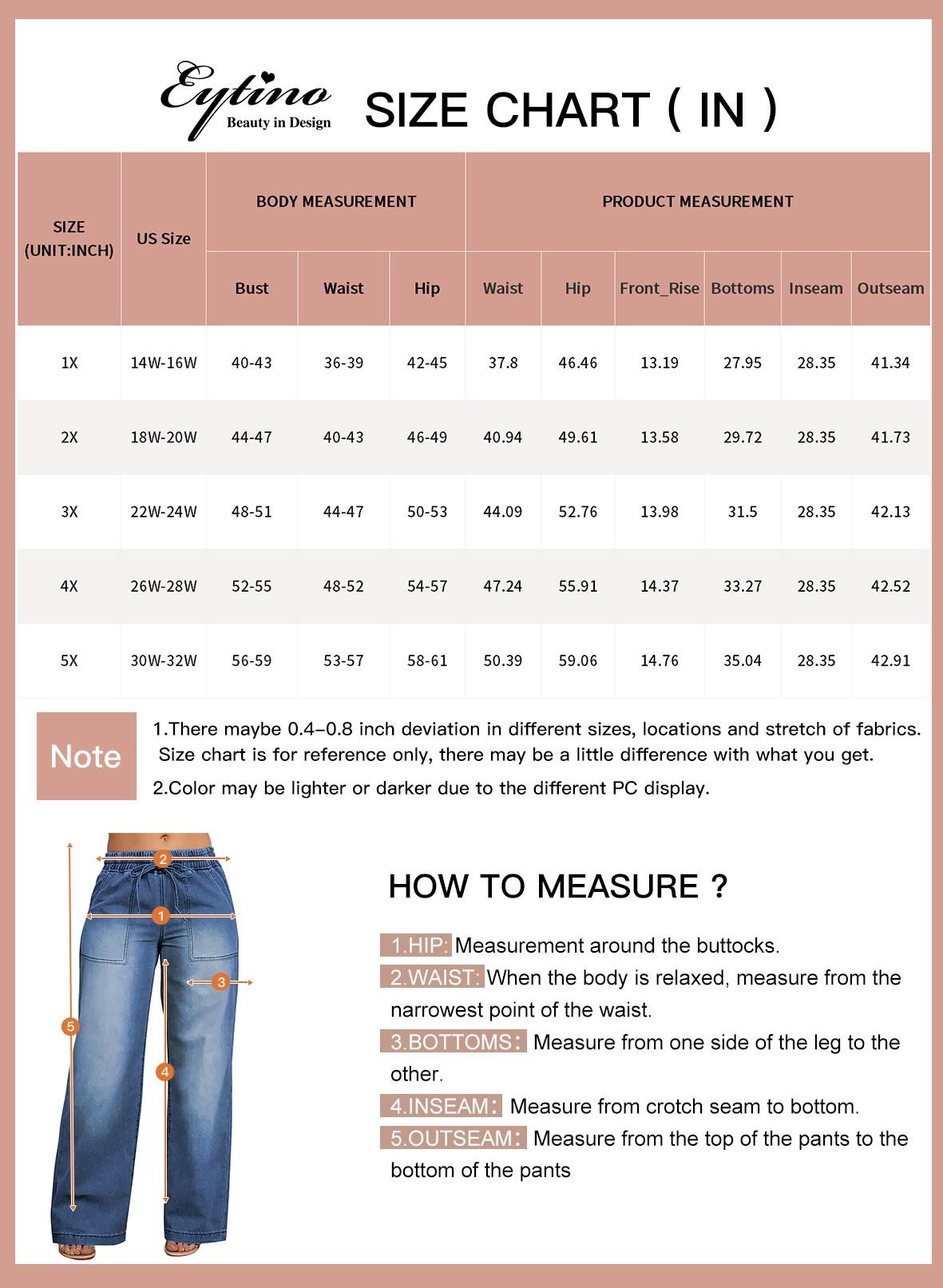 Eytino Plus Size Jeans,High Waisted Straight Leg Stretchy Drawstring Wide Leg Denim Pants for Curvy Women(Sizes 14-32) Eytino Plus Size Jeans,High Waisted Straight Leg Stretchy Drawstring Wide Leg Denim Pants for Curvy Women(Sizes 14-32)