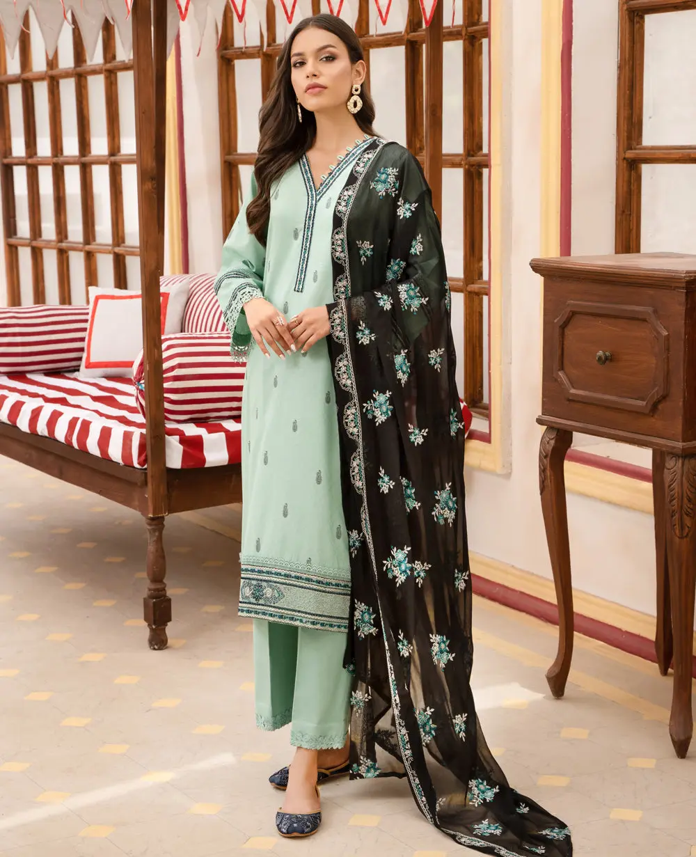 Mint Lawn Salwar Kameez