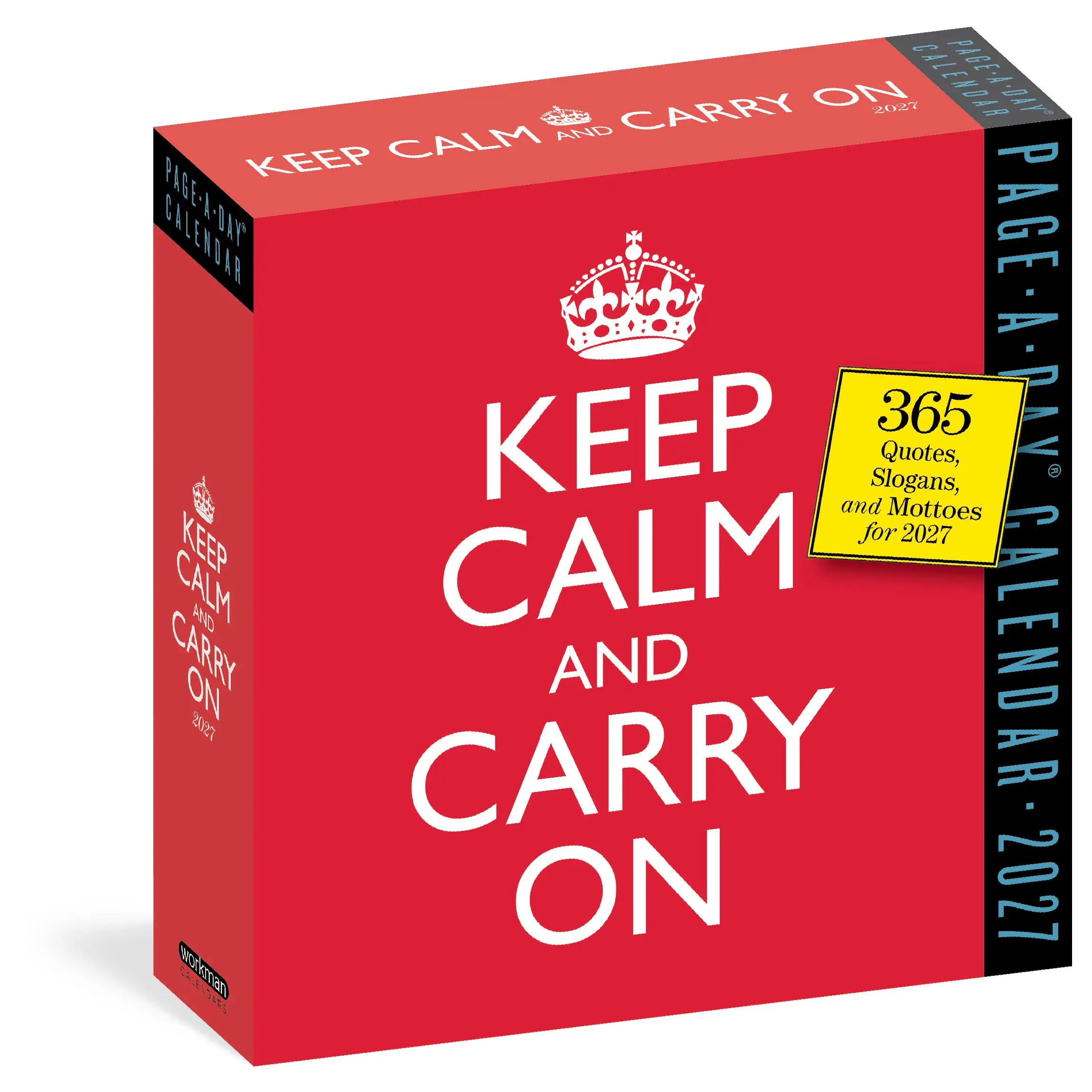 Keep Calm and Carry On Page-A-Day® Calendar 2027 by Workman Calendars