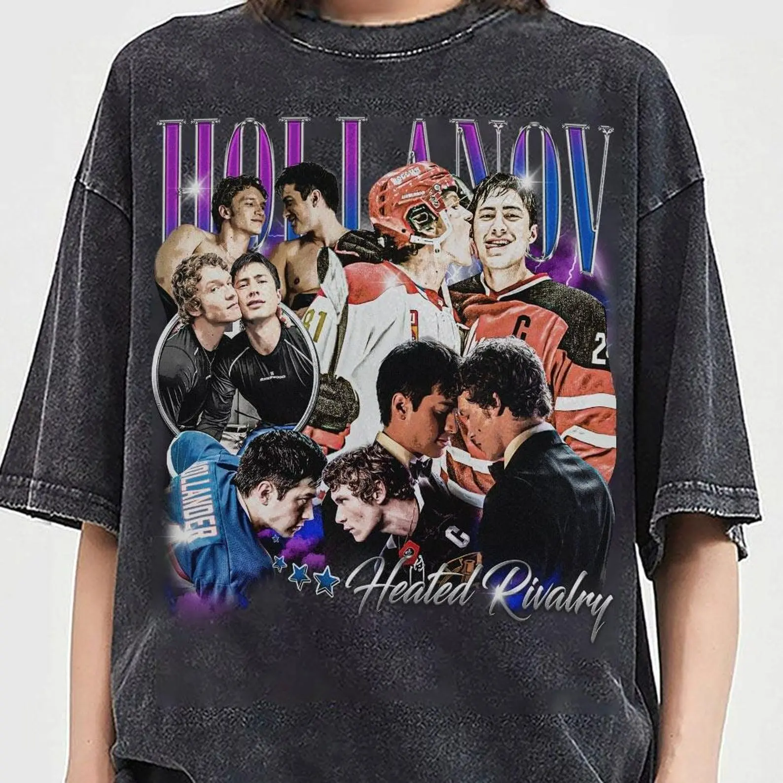 Comfort Colors Heated Revalry Characters Shirts, Hockey Sports Drama Bootleg 90s Vintage  T-Shirt Gift for Fan, Shane Hollander IIya Rozanov Hoodie