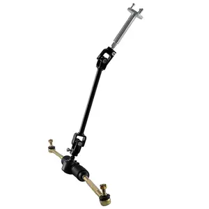 Go Kart Steering Wheel Shaft Tie Rod Gear Rack Pinion Assembly Kit Adjustable for DIY Moped Quad ATV UTV Buggy Golf Cart Taotao Sunl Polaris 110cc 125cc 150cc 200cc 250cc