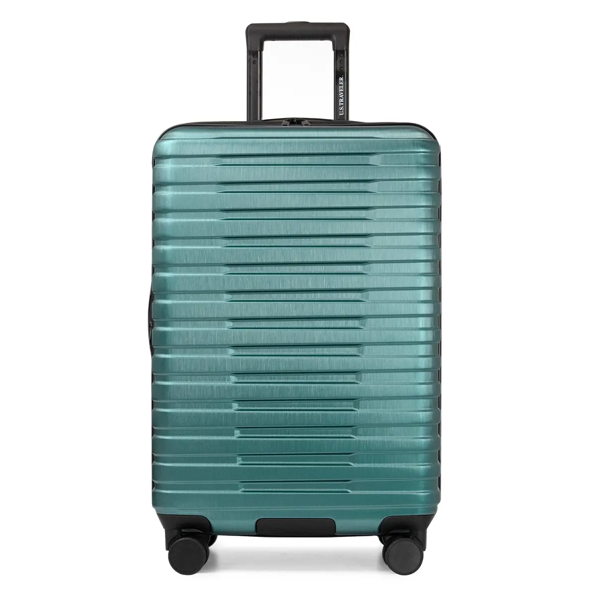 212 MAIN 26 in. Checked Medium Boren Hardside Hardshell Spinner Luggage, Waterproof, Rugged Durability, Teal