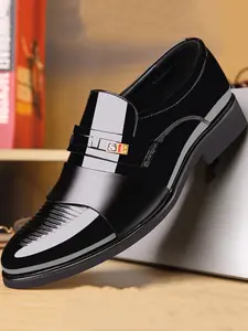 Men's Formal Shoes, New Casual Slip-On Office Business Style Shoes, Wedding Shoes, Outdoor Shoes, Low Heel Comfort Design, Large Sizes Available