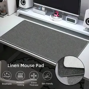Cotton and Linen Large Mouse Pad XXL Gaming Mouse Pad Large Desk Mat Gaming PC Desk Mat Computer Desk Pad Gaming Mouse Pad