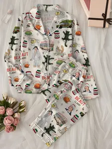 National's Lampoon Pajamas, Griswold Pajamas Set, National Lampoons Women Pajamas, Christmas Vacation Pjs, Christmas Tree Farm Pajamas