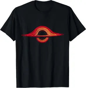 Black Hole Physics - Universe Physics Astrophysicist T-Shirt Cotton Short Sleeve Shirt Casual Tee streetwear