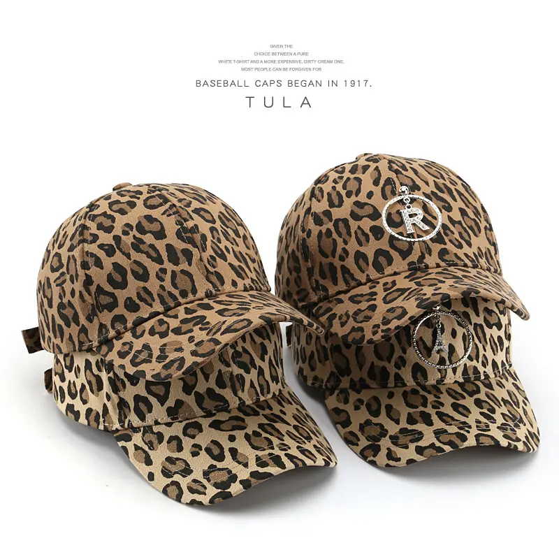 Leopard Print Baseball  Fashion Outdoor Sports  Adjustable Curved Brim Streetwear Casual Hip Hop Unisex Visor  summer sunscreen  Women's Clean Up dollar western wear funny cap mysterious hat custom cowboy fitted co ski trucker