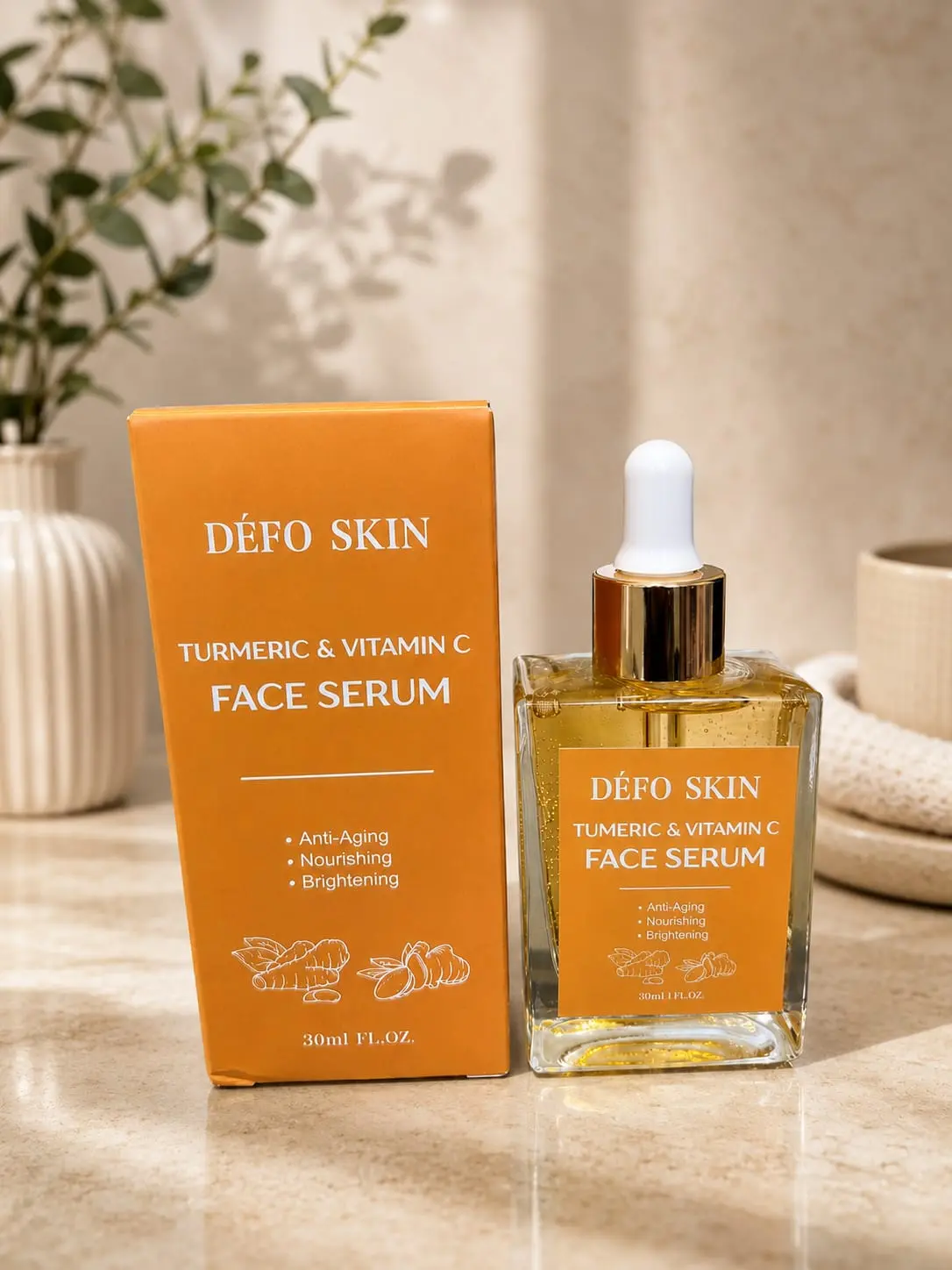 Turmeric + Vitamin C Face Serum