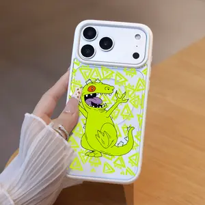 Rugrats Dinosaur for iPhone17/16/15/14/13/12/X/PRO/PLUS Samsung(S22-S25) Matte Magnetic Phone Case Matte touch Simple and versatile Shockproof cutephonecases RO1013070 Acrylic Wireless