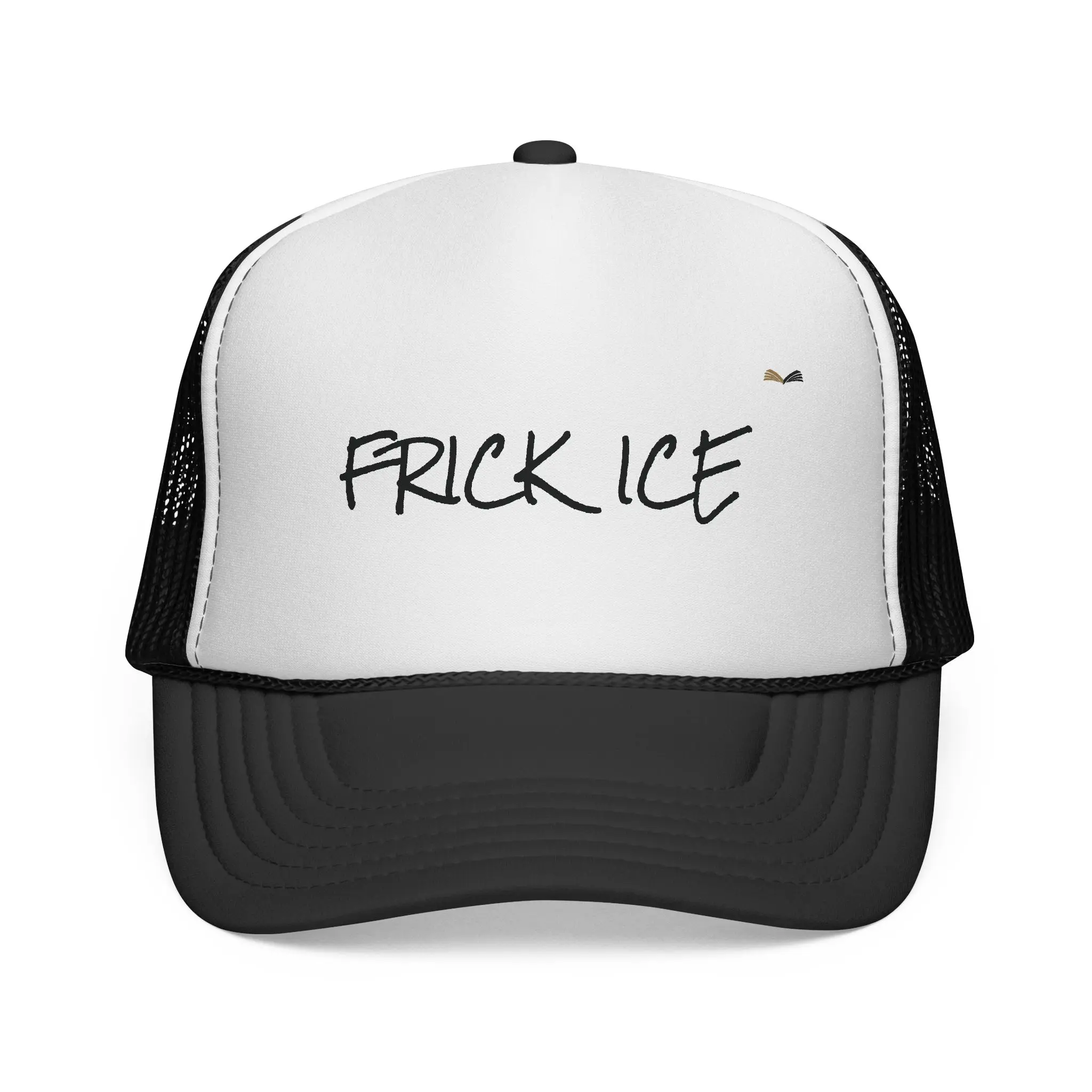 Frick Ice Trucker Cap | Script Text Mesh Back Hat