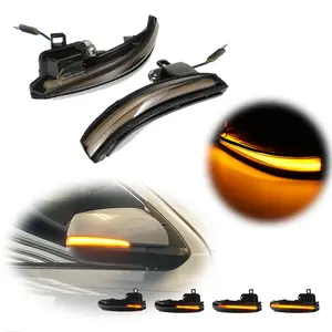 2PCS Smoked Lens Sequential LED Side Mirror Marker Lights For Toyota 4Runner RAV4 2014 2015 2016 2017 2018 2019 2020 2021 2022 2023 Replace OEM 8174058010 8173058010