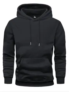 Men's Spring Autumn Thin Long Sleeve Hoodie, Casual Fashion Kangaroo Pocket Design, Colorblock Style, Perfect for Work Outdoors Golf Fishing