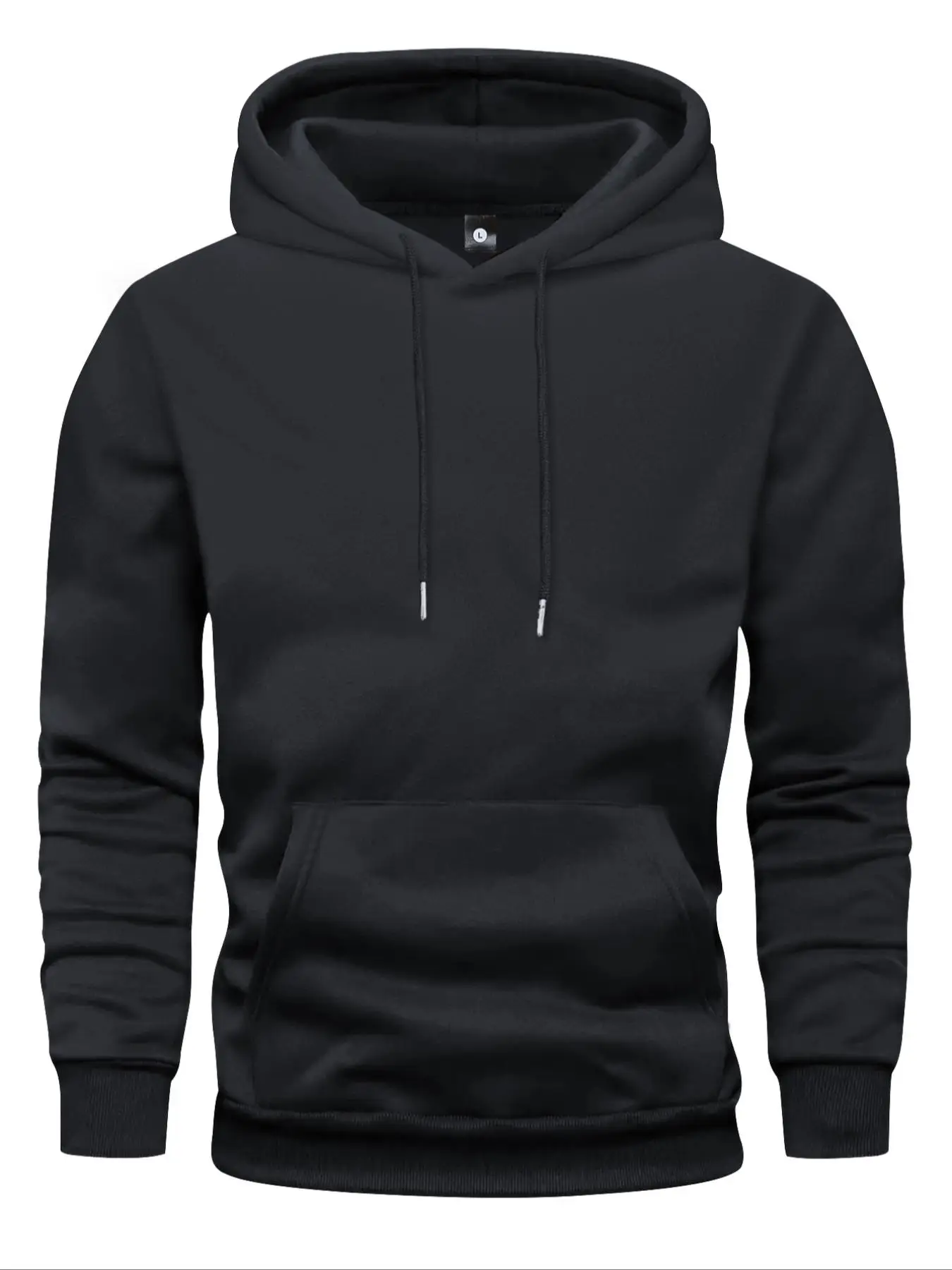 Men's Spring Autumn Thin Long Sleeve Hoodie, Casual Fashion Pocket Design, Colorblock Style, Perfect for Work Outdoors Golf Fishing