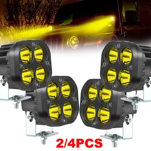 2/4pc 3inch 40W LED Work Light IP68 Waterproof Spot Cube Pods Bar Driving Fog Lamp For Offroad Truck Car SUV