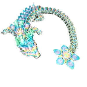 3D Cherry Blossom Dragon Mystery Color
