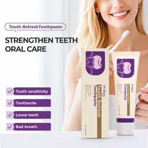 Gentle Natural Toothpaste, Fresh Breath Toothpaste for Daily Oral Care, Teeth Cleaning and Breath Freshening, Oral Health Support for Adults, Suitable for Men and Women