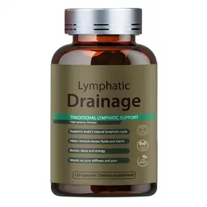 Lymphatic Drainage Capsules - Supports Body's Natural Lymphatic Cycle Helps Remove Excess Fluids and Toxins - Supports Natural Lymphatic Cycle - Antioxidant & Detox Binder Supplement