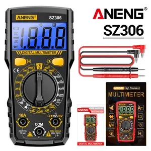 【FathersDayGift】ANENG SZ306 Multimeter. A professional, intelligent digital multimeter capable of measuring AC/DC voltage, DC current, resistance and diodes up to 20 MΩ., Smart Digital Multimeter, Voltage Tester Set