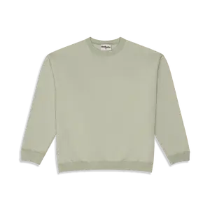 600 GSM 'Matcha' Fleece Crewneck