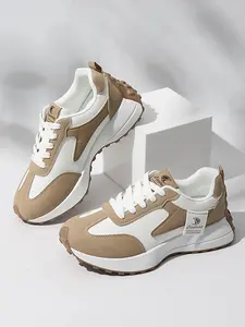 Women's Breathable Versatile Thick Sole Sport Casual Shoes, New Round Toe Leisure Height Increasing Sneakers for All Seasons