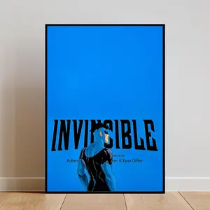 Invincible Art Print Unframed Poster Canvas A Must-Have for Fans, Great for Living Rooms, Game Rooms, and Office Spaces