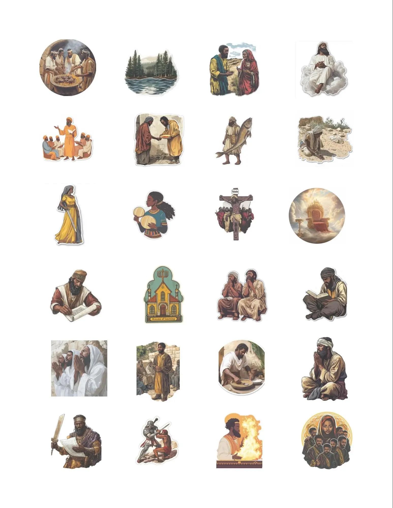 Mini Bible Stickers – Apocrypha Scripture Stickers Mini Bible Stickers – Apocrypha Scripture Stickers