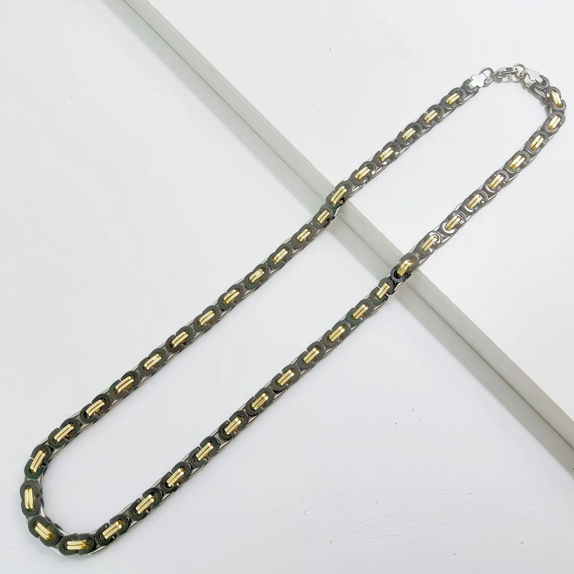 Jinjian Black  6mm * 55cm Flat Chain