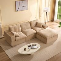 Camel-3 Seater+ 1 Ottoman - 106"L