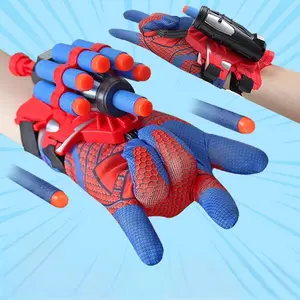 Soft Bullet Launcher Glove Toy for Boys, Outdoor Play Gloves, Ideal Gift for Birthdays Halloween Christmas, Unisex Toy