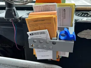 LLV, FFV, and Metris USPS form / envelope / mail organizer