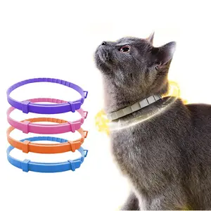 Plant-Based Dog & Cat Emotional Soothing Collar with Essential Oil Diffuser Provides Calming Effect for up to 60 Days