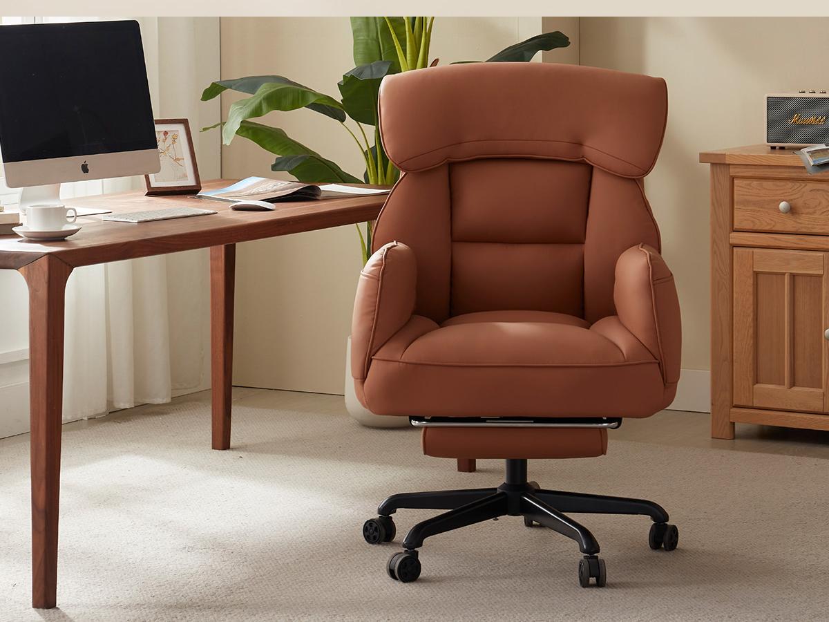 Dowinx Cross Legged Office Chair with Pivoting Armrests,Criss Cross Chair with Pocket Spring Seat & Back,Reclining Computer Gaming Chair with Footrest and Metal Base