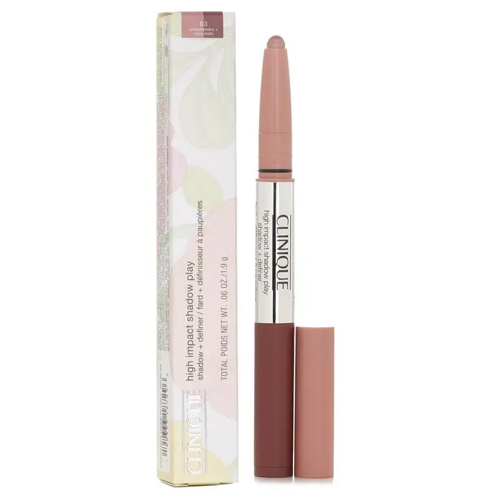 Clinique High Impact Shadow Play™ Shadow + Definer - # Strawberries + Chocolate