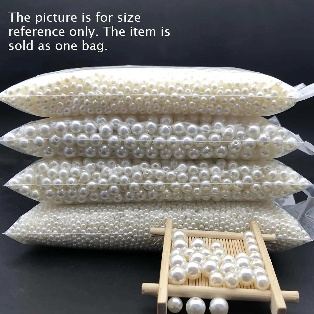 Milky white beads, used for DIY elegant ladies' bracelets, necklaces and other decorations, as well as handmade craft materials, Beads For Crafts, Diy Jewelry Making, DIY Beading Accessories