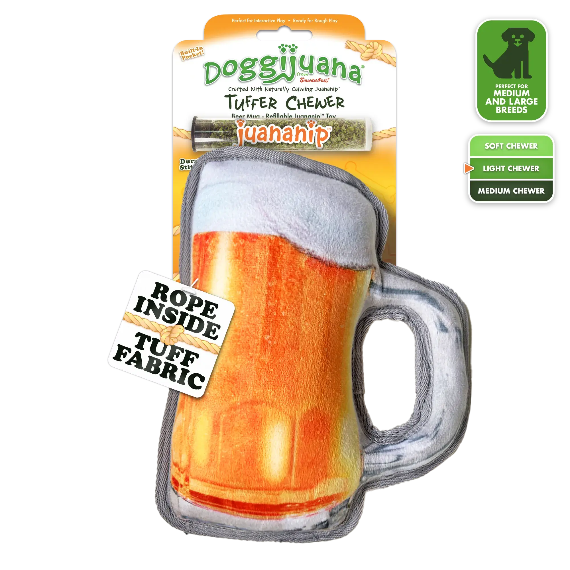 Tuffer Chewer Refillable Beer Mug Toy