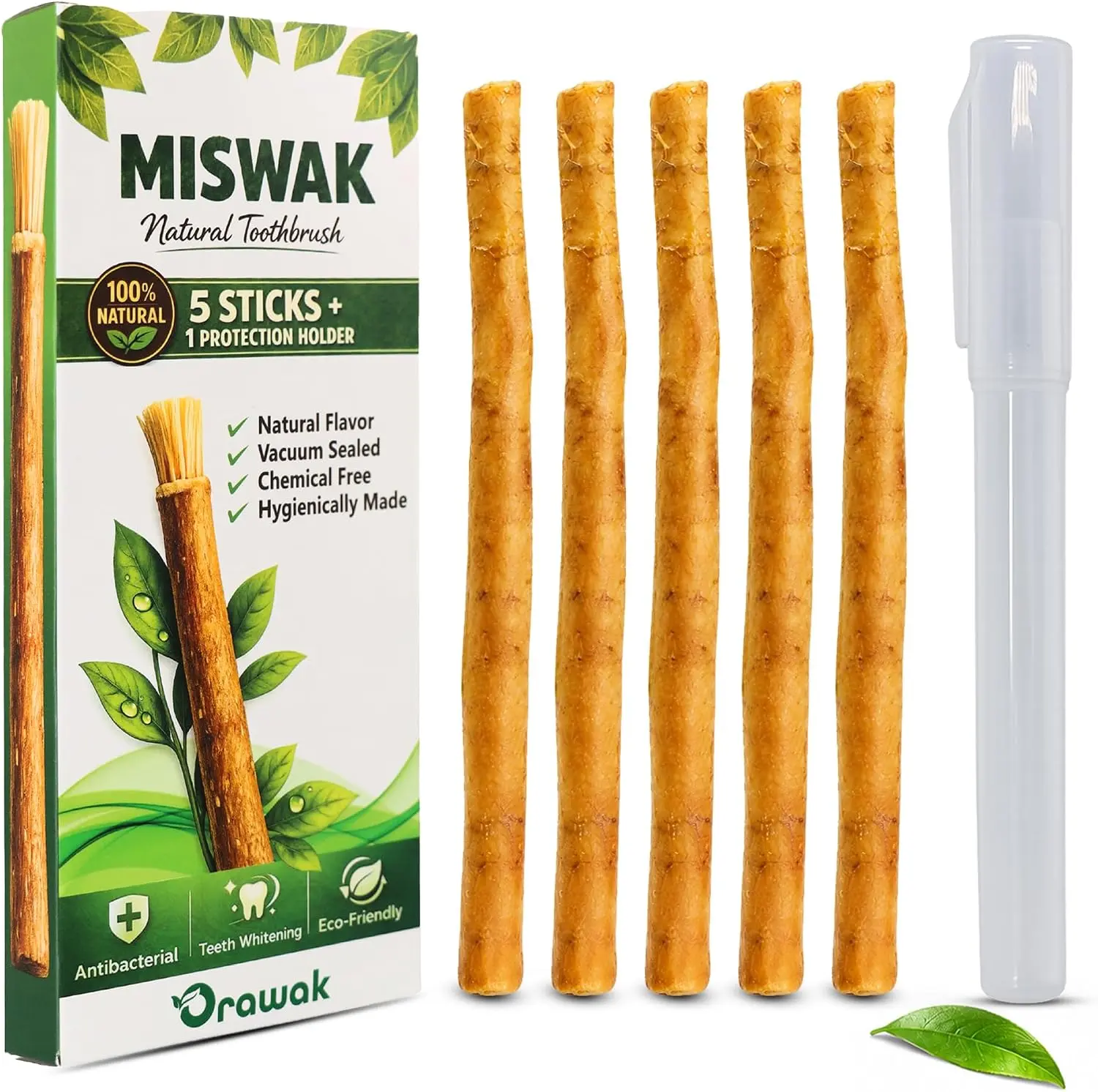 5 Miswak Sticks for Teeth Whitening & Healthy Gums |Miswak Toothbrush Stick